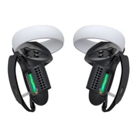 Kiwi Design Q1 PRO-2.2 Kontrollgrepp med Batterilucka för Meta Quest 2 Svart