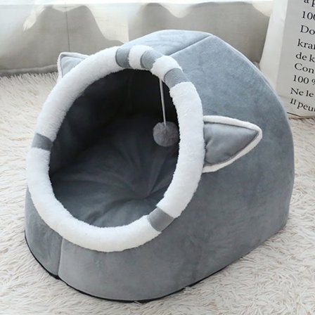 Katteseng - Dyreseng - Blød og hyggelig seng - Varm seng til kat og hvalp