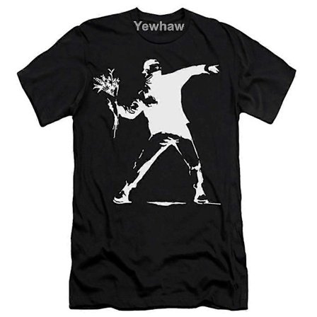 Molotovin Cocktail -taide (Banksy) & Aktivisti T-paita