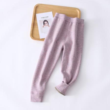 Toddler Elastisk Midja Skinny Vanlig Långbyxa Kneepad Byxor