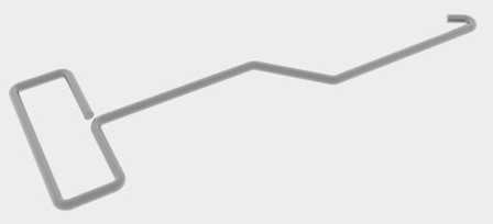 Unidrain 7113520 Løftekrok for vannlås, Innendørsavløp