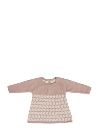 Dress, Ao Rabbits, Merino Wool, Powder Pink Smallstuff