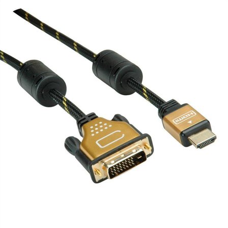 ROLINE GOLD Monitor Cable, DVI (24 +