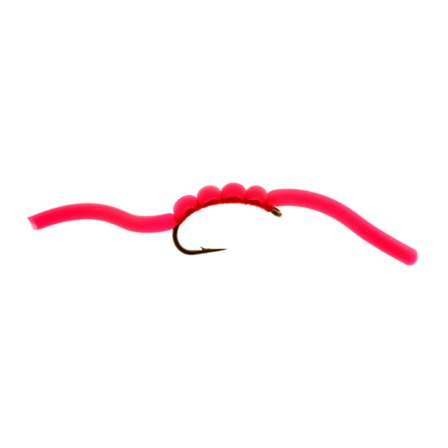 Umpqua Squirmy Wormie - Bloodred #12
