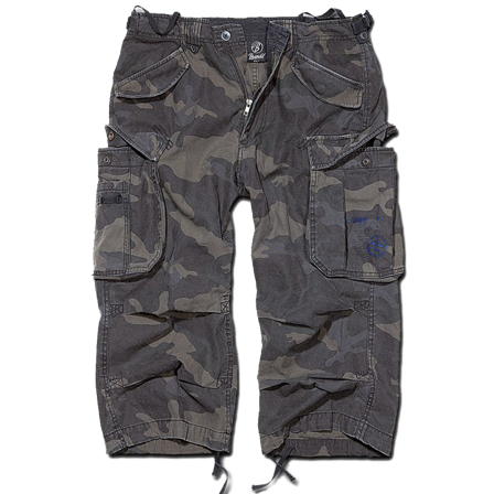 Korte Broek Brandit Industry Vintage 3/4 Donkere Camouflage L