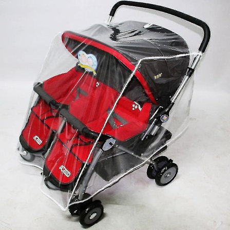 Regnbåge Dubbel Barnvagn