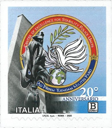 Italien - Ekspertisecenter for Stabilitets-Politienheder - Postfrisk frimærke