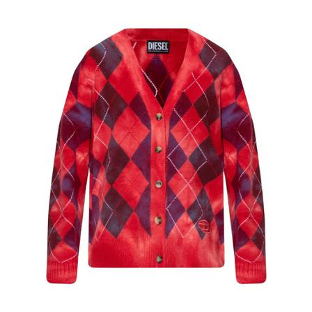 Diesel K-Addice cardigan Rød, Dame Cardigans