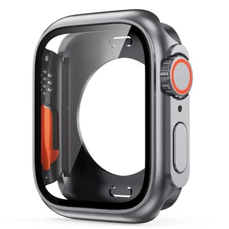 Skärmskyddsskydd För Apple Klocka 44Mm 45Mm 40Mm 41Mm Hård Pc Främre Bakre Stötfågel För Iwatch 9 8 7 6 5 4 Ändra Till Ultra. Original black Series456