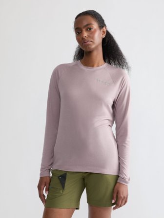 Klättermusen Groa LS Tee Women's's - Purple Dove - Women's - XL