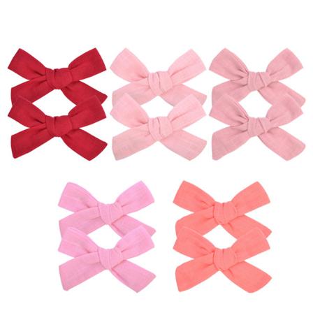 Hårspenne med sløyfe, helforet hårspenne for små jenter og småbarn