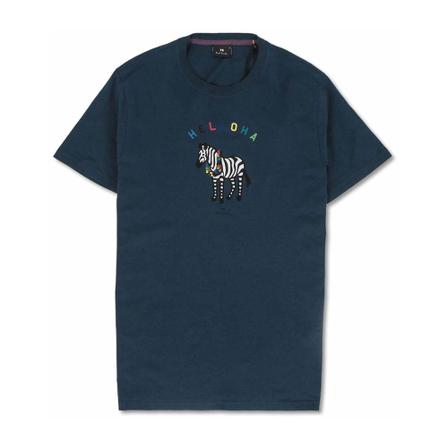 PS By Paul Smith Hi Zebra Tee Blå, Herre T-shirts