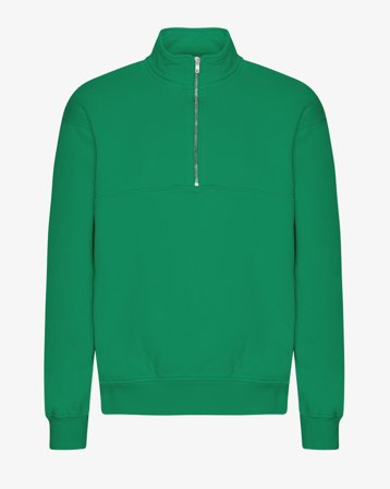 Organic Quarter Zip - Kelly Green M