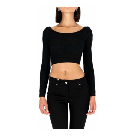 Fracomina, Knitwear Zwart, Dames, Maat:XS