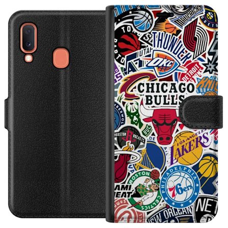 Kompatibelt Plånboksfodral till Samsung Samsung Galaxy A20e NBA