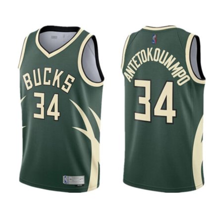 Bucks Antetokounmpo # 34 Baskettröja Sportuniform för vuxna pojkar
