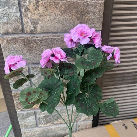 Kunstig blomst Begonia blomst 4 4