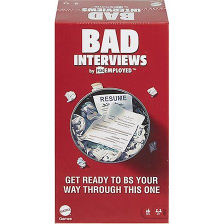 Mattel Games - Dårlige Jobsamtaler af Funemployed Selskabsspil for Voksne [SPIL (DIVERSE)] Bordspil USA import