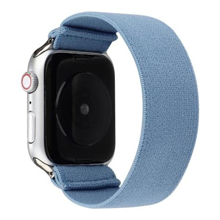 Apple Watch Series 8 (45mm) / Watch Ultra enkelt elastiskt nylonarmband - Blå