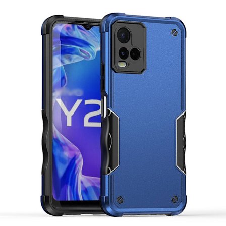 Halkfritt Armor-skal för vivo Y21 / Y21s / Y33 Blå