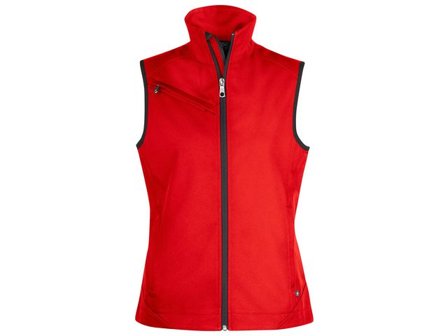 TEXSTAR Softshellväst WV79 dam röd 2XL - Lyreco - Arbetskläder - Arbetsvästar - Softshellvästar