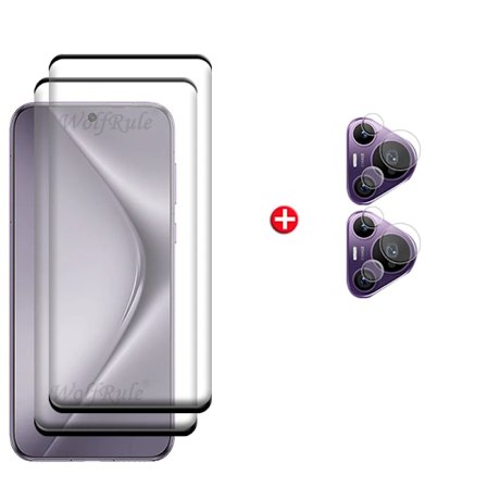 6-i-1 För Huawei Pura 70 Pro Glas För Huawei Pura 70 Pro Härdat Glas Böjd Skärmskydd Huawei Pura 70 Pro Lins Glas