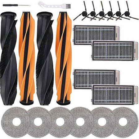 VUSZR Kit tilbehør til Dreame X50 Ultra Complete/L40s Pro Ultra/L50 Pro Ultra, Reserve dele BØRSTE OG STØVSUGER TILBEHØR