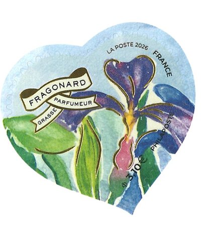 Frankrig - Fragonard lilla - Postfrisk selvklæbende frimærke