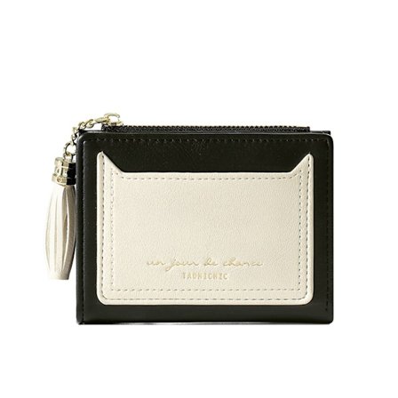 Dam Damplånbok Dragkedja SVART