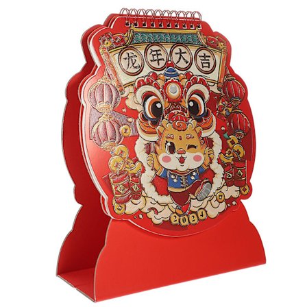 Tegneserie Månedlig Kalender Skrivebord Kontor Stående Kalender Bordplate Skrivebord Kalender 2024