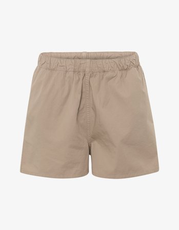 Women Organic Twill Shorts - Desert Khaki - L