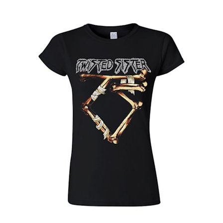Twisted Sister Bone Logo Naisten T-Paita