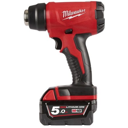 Milwaukee M18 BHG-502C Varmluftspistol med batteri og lader, Maskiner
