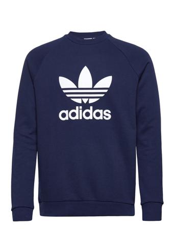 Adicolor Classics Trefoil Crewneck Sweatshirt Sweatshirt Trøje Blå Adidas Originals