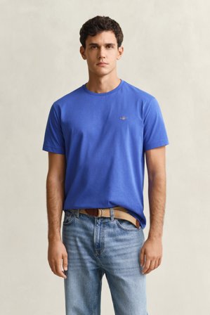 GANT Herren Regular Fit T-Shirt (XL) Blau