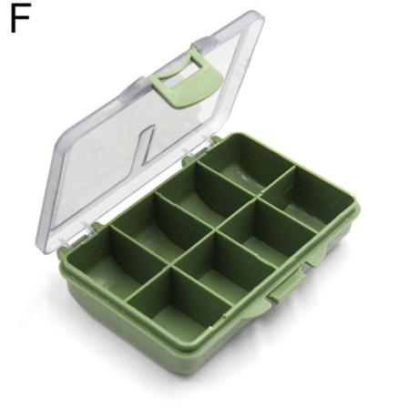 1-8 Fack Förvaringslåda Karp Fiskeredskap Lådor Top Tackl