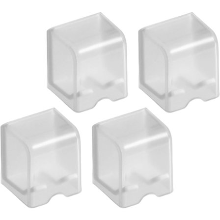 4 stk. Tandbørsteholder Vægmonteret med låg til badeværelse, selvklæbende tandbørsteopbevaringsorganisator til brusebad, mini tandbørsteophæng til D