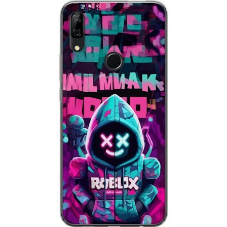 Kompatibel Mobilcover til Huawei Huawei P Smart Z Neon Hoodie Gamer stilfuldt motiv med gaminginspiration og neonfarver