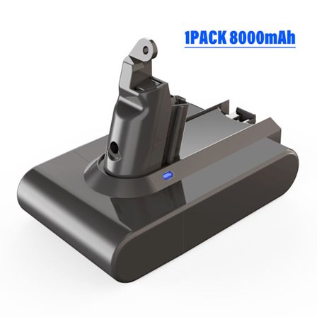 Powtree 6.0Ah/8.0Ah Ersättningsbatteri för Dyson V6 V7 V8 V10 Series SV12 DC62 SV11 sv10 Handdammsugare Reservbatteri