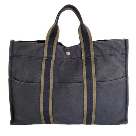 Hermès Vintage Pre-owned Tote Bags Blå, Dame Vintage Tasker, Størrelse: ONE Size