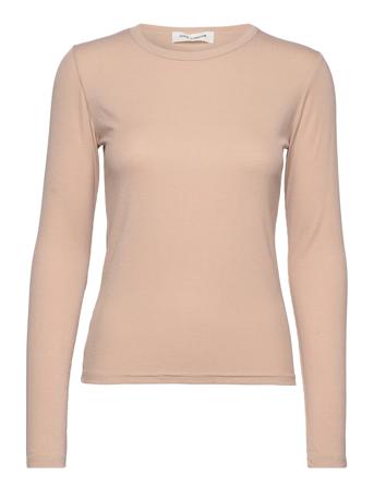 T-Shirt Long Sleeve T-shirts & Tops Long-sleeved Beige Sofie Schnoor*Betinget Tilbud