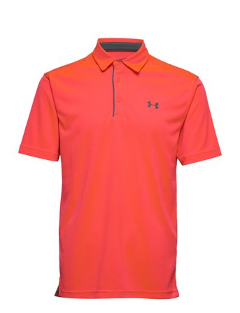 Tech Polo Polos Short-sleeved Rød Under Armour*Betinget Tilbud