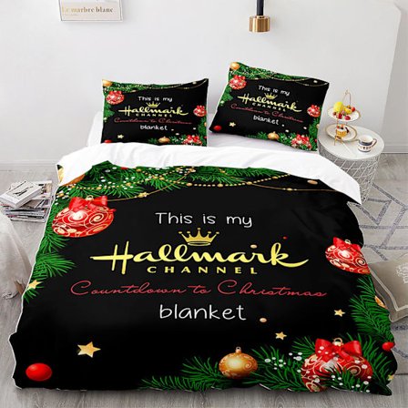 Jul K1 # 3d Quilt Cover Jul Tvådelad Tredelad Fyra Delad Sängkläder