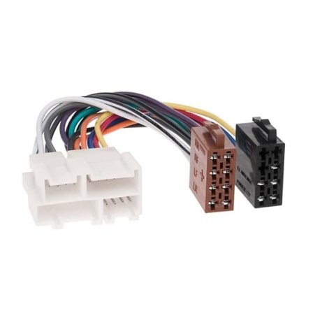 Bilstereo-kabel - General Motors - ISO - Svart - Universell - Bil