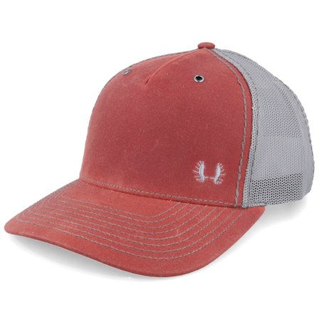 Hunter - Punainen trucker Lippis - Tiny Moose Antlers 112wh Hawthorne Red/Charcoal A-frame Trucker @ Hatstore