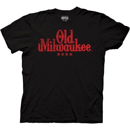 Old Milwaukee Red Logo & Seal Brewery Vuxen T-shirt-vuxen, 3xl