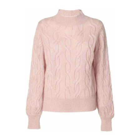 Kocca Round-neck Strik Pink, Dame Striktrøjer