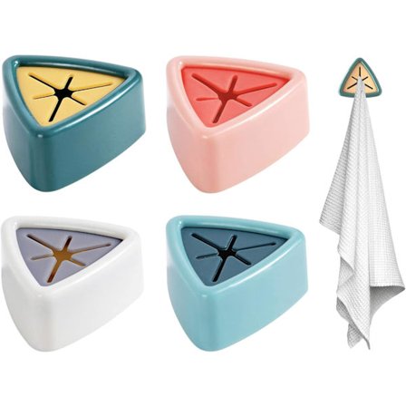 4 stk. Selvklæbende Håndklæde-kroge, Håndklædeholdere, Bad, ZQKLA