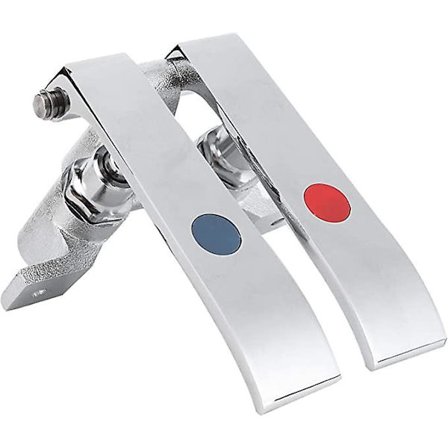 Kran Pedalventil, G1/2 Gjenger Selvstengende Kneventil, Messing Kranventiler For Kjøkken, Baderom, Sykehus Og Laboratorier