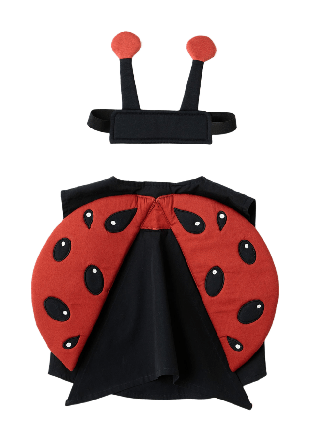 Kids Concept Utklädnad Nyckelpiga Unisex Svart ONESIZE